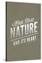 John Muir - Keep Close to Nature-Lantern Press-Stretched Canvas