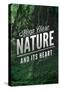 John Muir - Keep Close to Nature-Lantern Press-Stretched Canvas