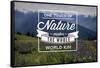 John Muir - One Touch of Nature-Lantern Press-Framed Stretched Canvas