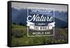 John Muir - One Touch of Nature-Lantern Press-Framed Stretched Canvas