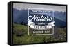 John Muir - One Touch of Nature-Lantern Press-Framed Stretched Canvas