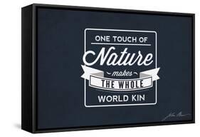 John Muir - One Touch of Nature-Lantern Press-Framed Stretched Canvas