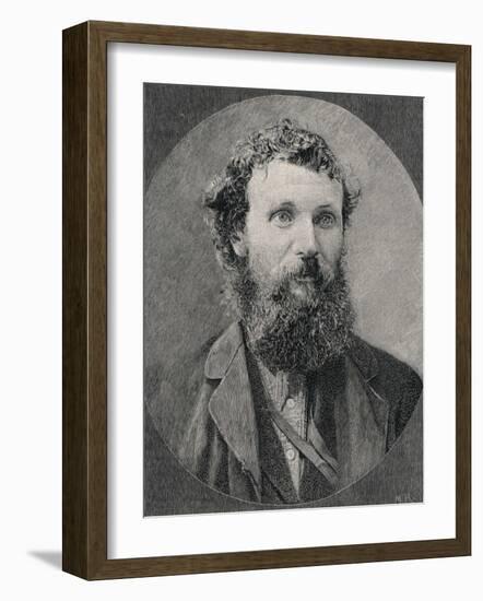 John Muir Scottish-American Naturalist-John And Charles Watkins-Framed Photographic Print