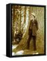 John Muir, Scottish-American Naturalist-Science Source-Framed Stretched Canvas