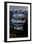 John Muir - the Clearest Way - Olympic National Park-Lantern Press-Framed Art Print