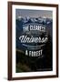 John Muir - the Clearest Way - Olympic National Park-Lantern Press-Framed Art Print