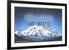 John Muir - the Mountains are Calling - Denali National Park, Alaska - Circle-Lantern Press-Framed Premium Giclee Print