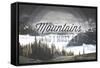 John Muir - the Mountains are Calling - Olympic National Park-Lantern Press-Framed Stretched Canvas