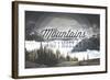 John Muir - the Mountains are Calling - Olympic National Park-Lantern Press-Framed Art Print