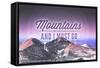 John Muir - the Mountains are Calling - Rocky Mountain National Park - Sunset - Circle-Lantern Press-Framed Stretched Canvas