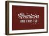 John Muir - the Mountains are Calling-Lantern Press-Framed Art Print