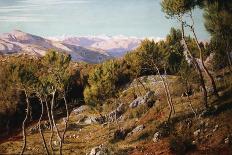 Maritime Alps and Valley of the Paglioni, Near Nice, France-John Mulcaster Carrick-Framed Giclee Print