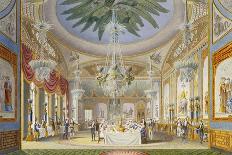 The Double Lobby or Gallery (South) Above the Corridor from Views of the Royal Pavilion, Brighton…-John Nash-Giclee Print