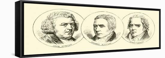 John Newton; Zachary Macaulay; Henry Thornton-null-Framed Stretched Canvas