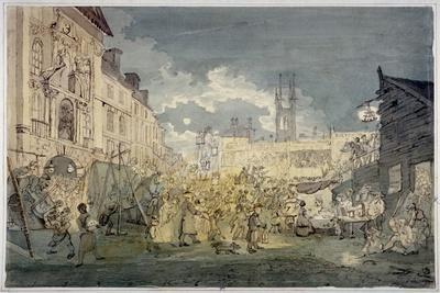 Bartholomew Fair, West Smithfield, City of London, 1813