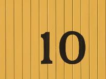 Number Ten on the Side of a Historic Trolley Car-John Nordell-Photographic Print