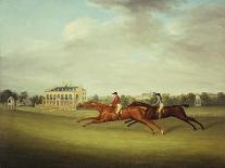 King David' Beating 'surveyor' for the Coronation Cup at Newcastle on July 5, 1815-John Nost Sartorius-Framed Giclee Print