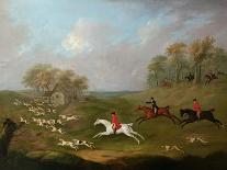 Chestnut Horse in a Landscape, 1815-John Nott Sartorius-Framed Giclee Print