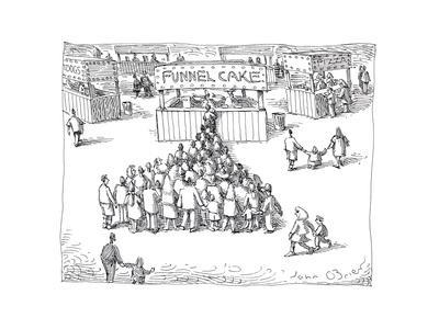 Funnel Cake - Cartoon