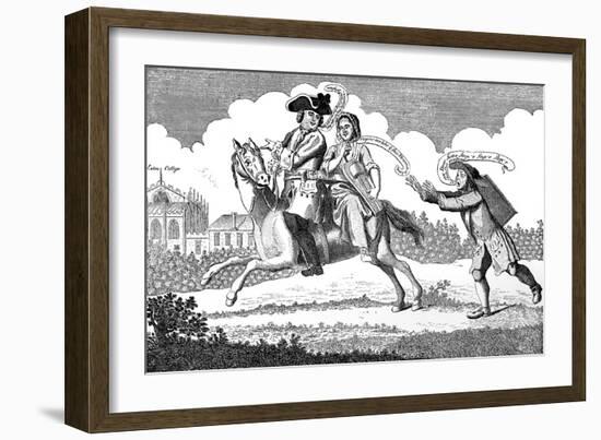 John of Gant Mounted, Or, Mars on His Journey..., 1747-null-Framed Giclee Print