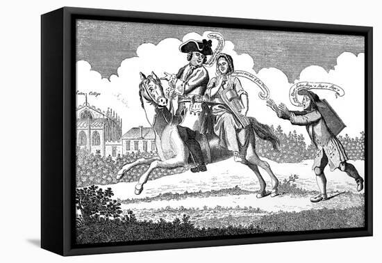 John of Gant Mounted, Or, Mars on His Journey..., 1747-null-Framed Stretched Canvas