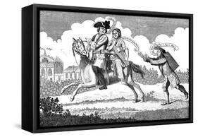 John of Gant Mounted, Or, Mars on His Journey..., 1747-null-Framed Stretched Canvas