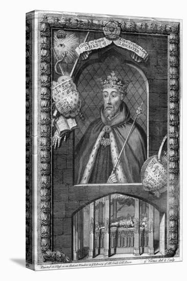 John of Gaunt, 1st Duke of Lancaster, (18th Centur)-George Vertue-Stretched Canvas