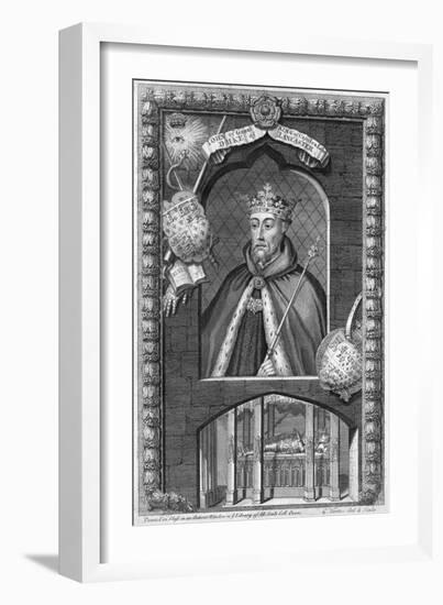 John of Gaunt, 1st Duke of Lancaster, (18th Centur)-George Vertue-Framed Giclee Print