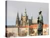 John of Nepomuk Statue on Charles Bridge, UNESCO World Heritage Site, Prague, Czech Republic-Godong-Stretched Canvas