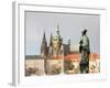 John of Nepomuk Statue on Charles Bridge, UNESCO World Heritage Site, Prague, Czech Republic-Godong-Framed Photographic Print