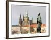 John of Nepomuk Statue on Charles Bridge, UNESCO World Heritage Site, Prague, Czech Republic-Godong-Framed Photographic Print