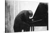 John Ogdon at the Piano in the Great Hall, Exeter University, 1979-George Adamson-Stretched Canvas