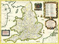 Britannia Atlas, 1675-John Ogilby-Framed Giclee Print