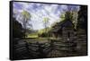 John Oliver Cabin, Great Smoky Mountains NP, Tennessee, USA-Jerry Ginsberg-Framed Stretched Canvas
