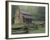 John Oliver Cabin in Cades Cove, Great Smoky Mountains National Park, Tennessee, USA-Adam Jones-Framed Photographic Print