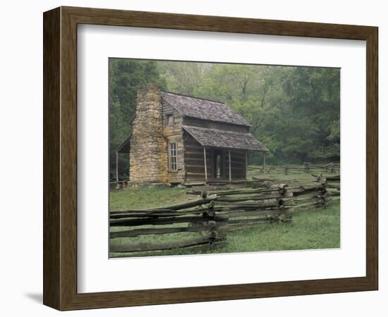 John Oliver Cabin in Cades Cove, Great Smoky Mountains National Park, Tennessee, USA-Adam Jones-Framed Photographic Print