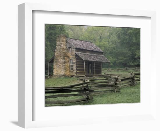 John Oliver Cabin in Cades Cove, Great Smoky Mountains National Park, Tennessee, USA-Adam Jones-Framed Photographic Print