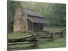 John Oliver Cabin in Cades Cove, Great Smoky Mountains National Park, Tennessee, USA-Adam Jones-Stretched Canvas