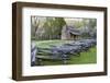 John Oliver Cabin in Spring, Cades Cove Area, Great Smoky Mountains National Park, Tennessee-Richard and Susan Day-Framed Photographic Print