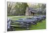 John Oliver Cabin in Spring, Cades Cove Area, Great Smoky Mountains National Park, Tennessee-Richard and Susan Day-Framed Photographic Print