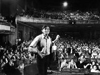 Rock Promoter Bill Graham Onstage with Audience Visible, at Fillmore East-John Olson-Premium Photographic Print