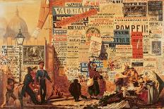 The Poster Man, 1835-John Orlando Parry-Mounted Giclee Print