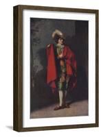 John Palmer as Count Almaviva in 'The Spanish Barber', 1779, (1917)-Henry Walton-Framed Giclee Print