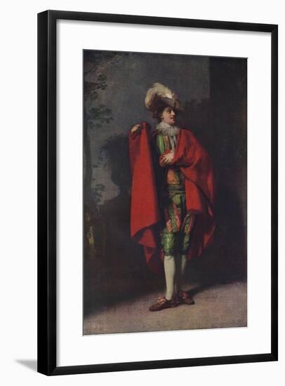 John Palmer as Count Almaviva in 'The Spanish Barber', 1779, (1917)-Henry Walton-Framed Giclee Print