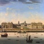 A View of London Bridge-John Paul-Mounted Giclee Print