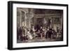 John Paul Jones and Benjamin Franklin at Louis XVI's Court-Jean Leon Gerome Ferris-Framed Giclee Print