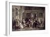 John Paul Jones and Benjamin Franklin at Louis XVI's Court-Jean Leon Gerome Ferris-Framed Giclee Print