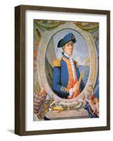 John Paul Jones (Colour Litho)-American-Framed Giclee Print