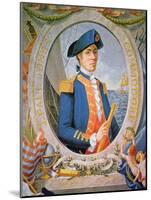 John Paul Jones (Colour Litho)-American-Mounted Giclee Print