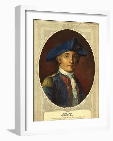 John Paul Jones in Military Uniform-null-Framed Giclee Print